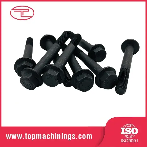 Baut Flange Oksida Hitam Kekuatan Tinggi