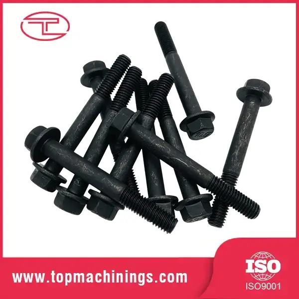 Baut Flange Oksida Hitam Kekuatan Tinggi